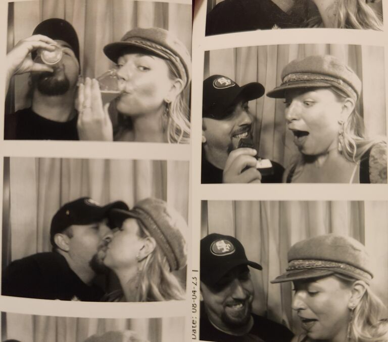 After 7 years of fair photobooth pictures together Casey decided to pop the question there!