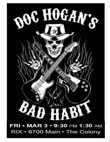 Doc Hogan's Bad Habit - Cover Band - Denton, TX - Hero Main