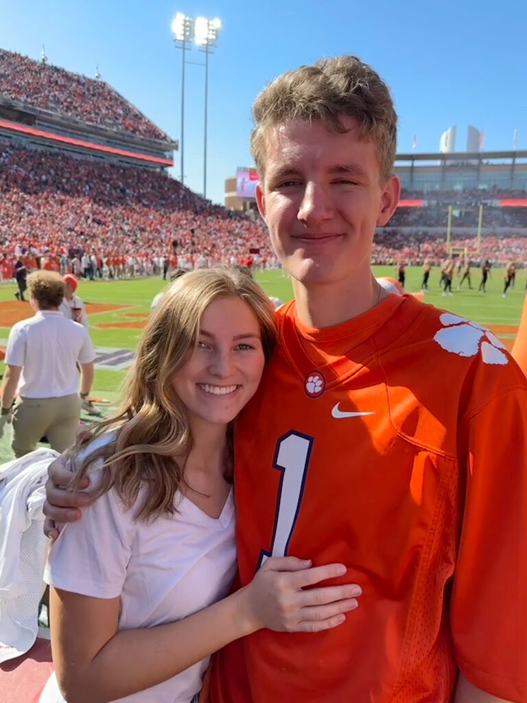 One of our many Clemson Football games together