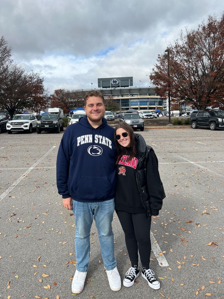 Had to make the first trip to Penn State (where Ava quickly learned she'll probably need to become a Penn State fan to stay with Brian).