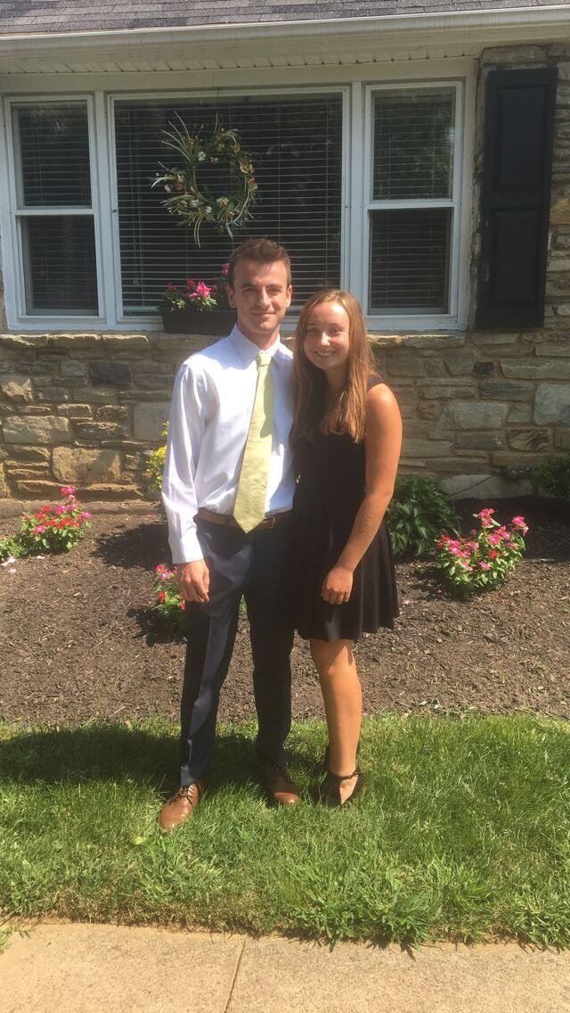 Emmett and Julianna have known each other since 3rd grade! While best friends in third grade and the rest of elementary school, they grew apart in Middle School. Emmett played one year of ice hockey at Arch Bishop Wood High School, before joining Julianna at Springfield Township High School due to injury. The couple shared many classes together and instantly clicked. They began dating June of 2018, their junior year of high school.