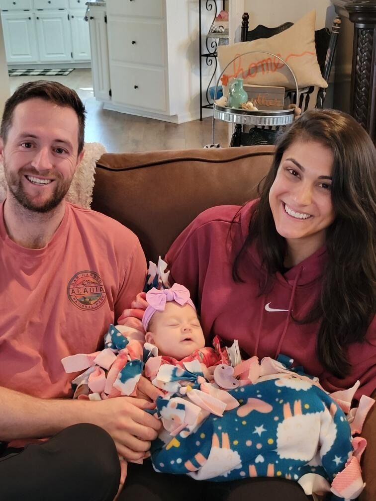 We spend time with our new niece, Riley Brooks