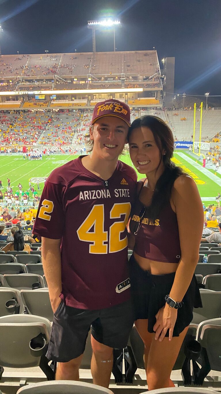 The fall was busy with travel to see friends and family. First up was a trip to Tempe to hear about Stephen's good ole days at ASU