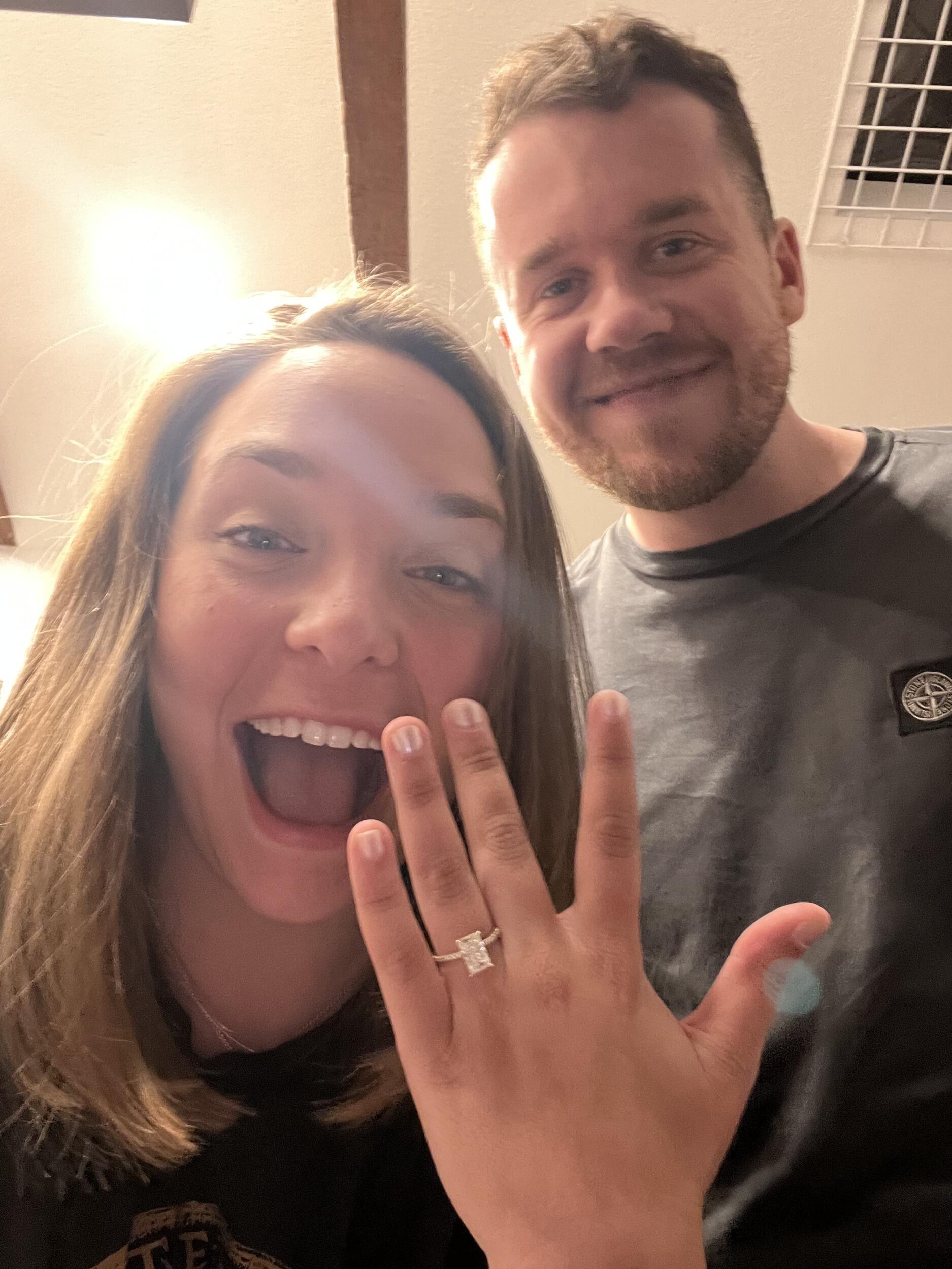 So I proposed!