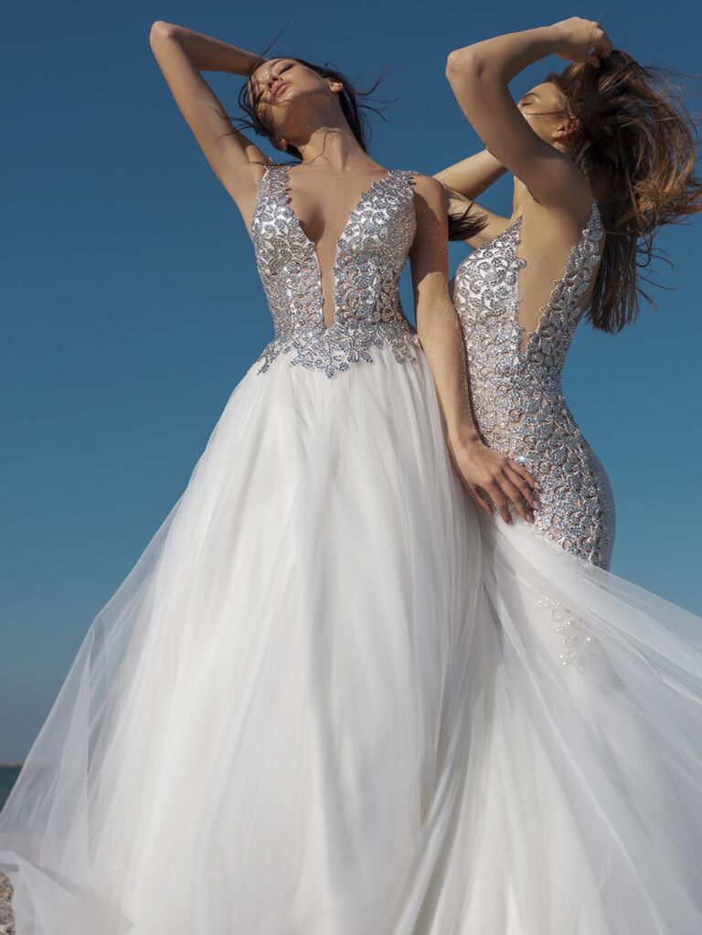 silver pnina tornai dress