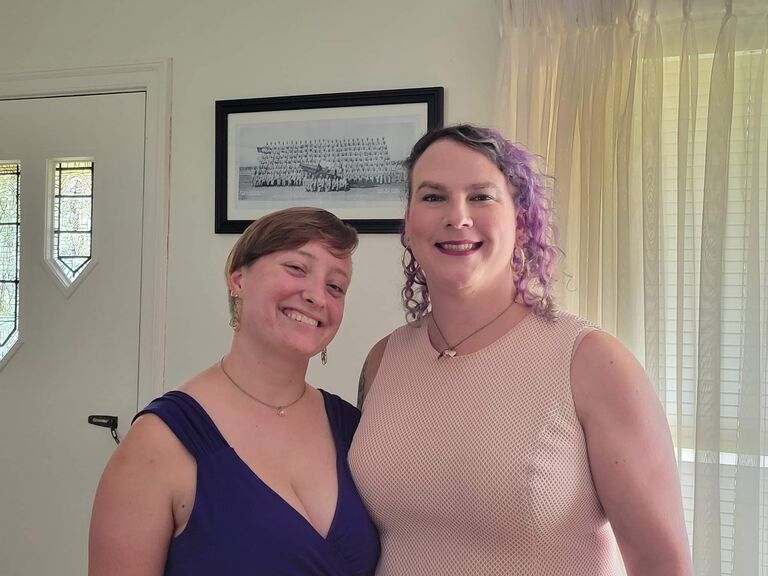 Justine and Tori attend a derby friend's wedding in Virginia
