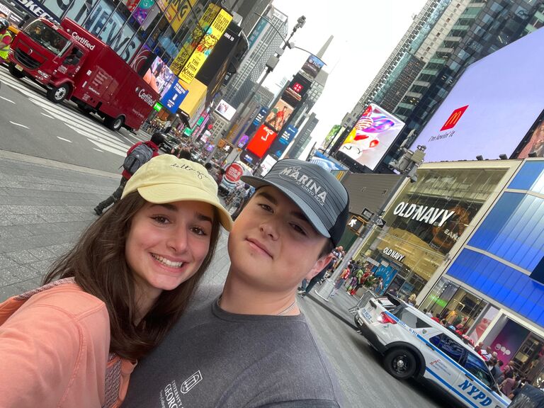 Clark's first time in New York City!