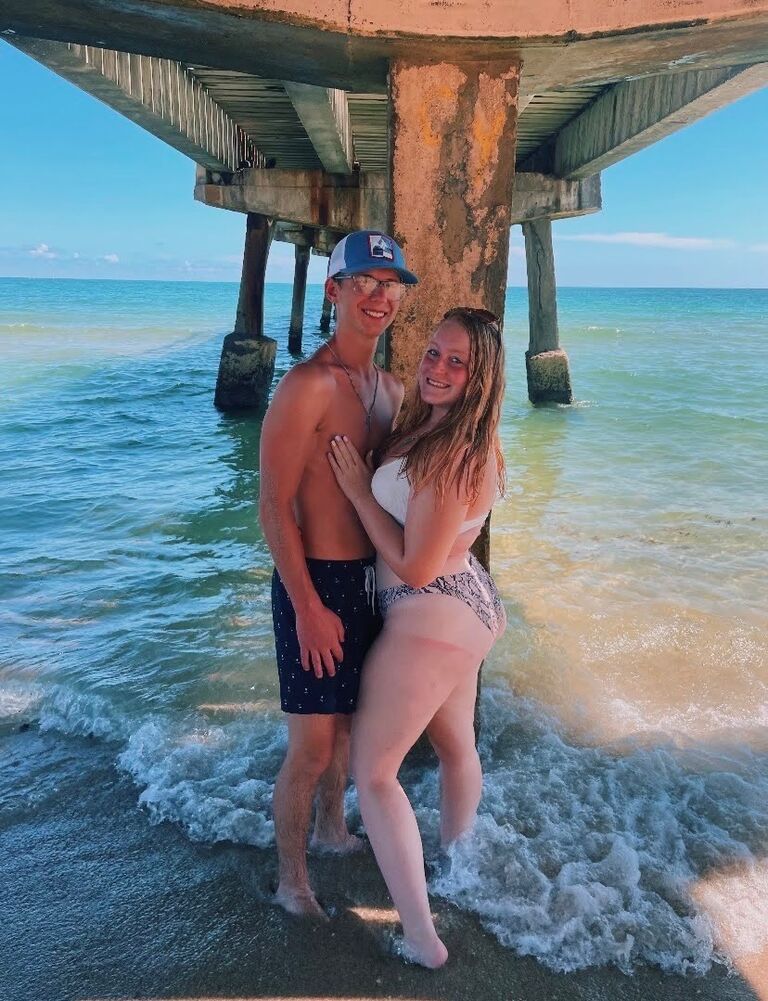 Our second vacation together , this time to Florida. 