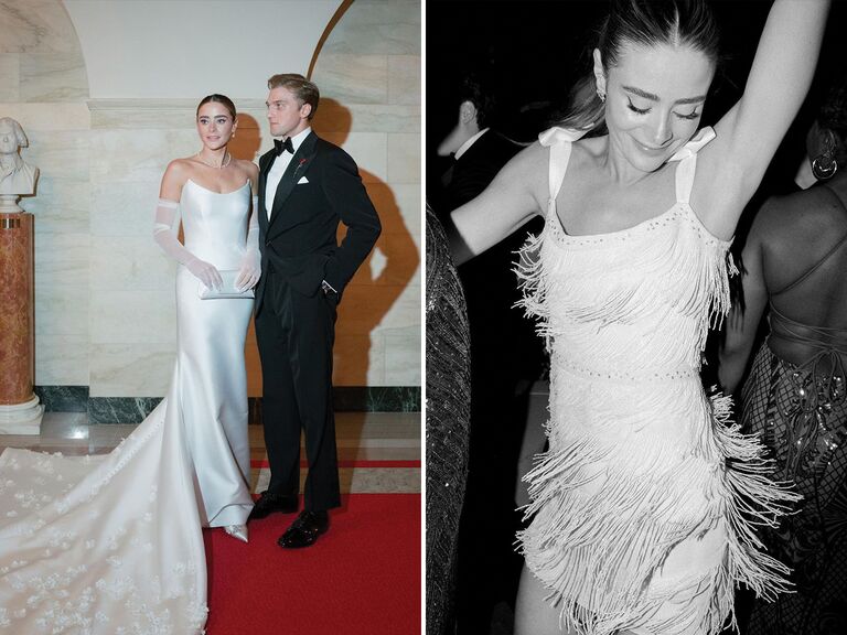Celebrity brides' secret wedding dress messages REVEALED: Nicola