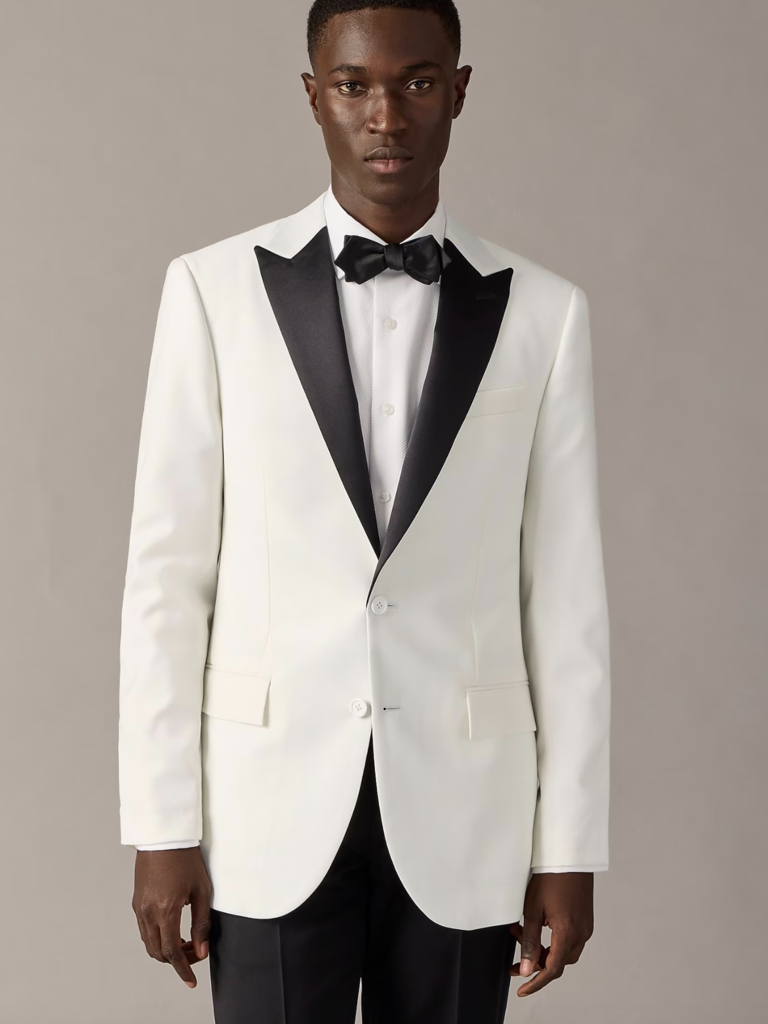 All white tuxedo jacket sale