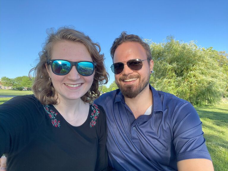 We met in an un-original way; on a dating app. It was shortly after Josh moved to Syracuse for medical school rotations. On Memorial Day, Josh asked Shannon out on our first date. We went on a long walk at Onondaga Lake Park, chatting and getting to know each other.  