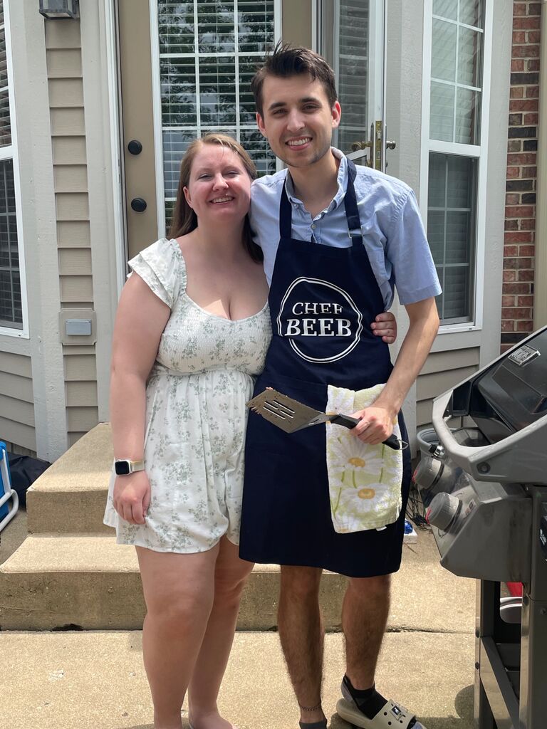 Our first BBQ at our house! We had all our friends swing by and have a great time.