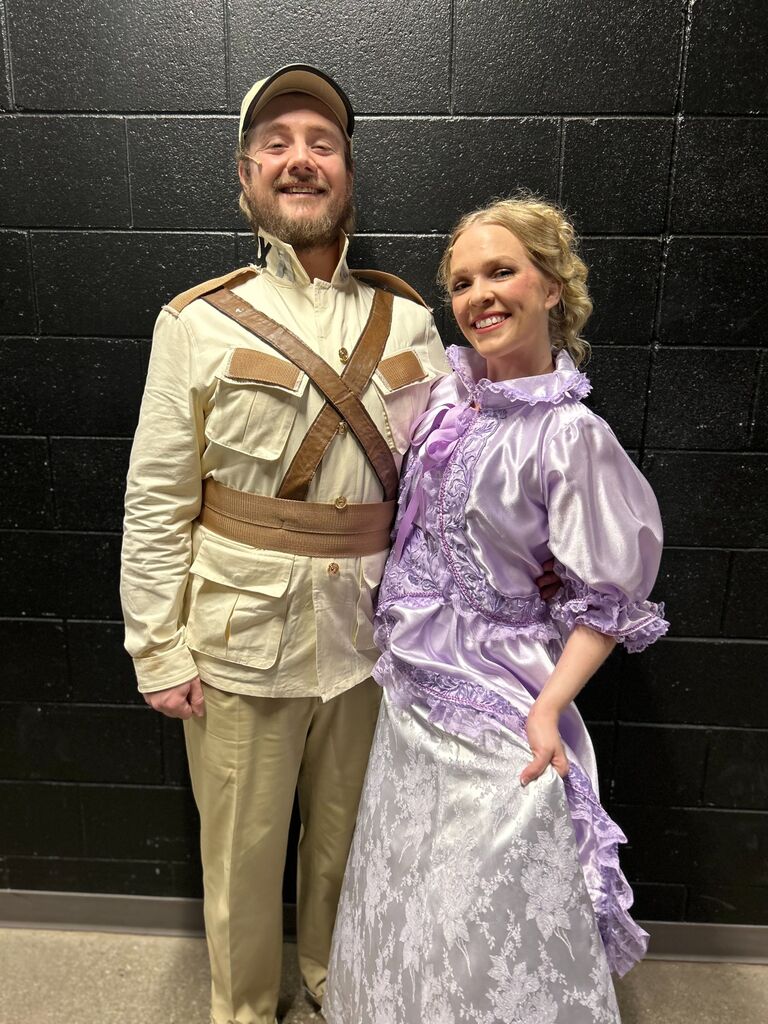 Performing in The Secret Garden together - first show together since Sweeney Todd!