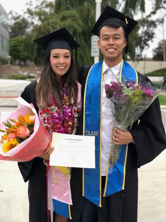 We graduated a year after that and basically moved in together in SF, since we both got jobs there. 