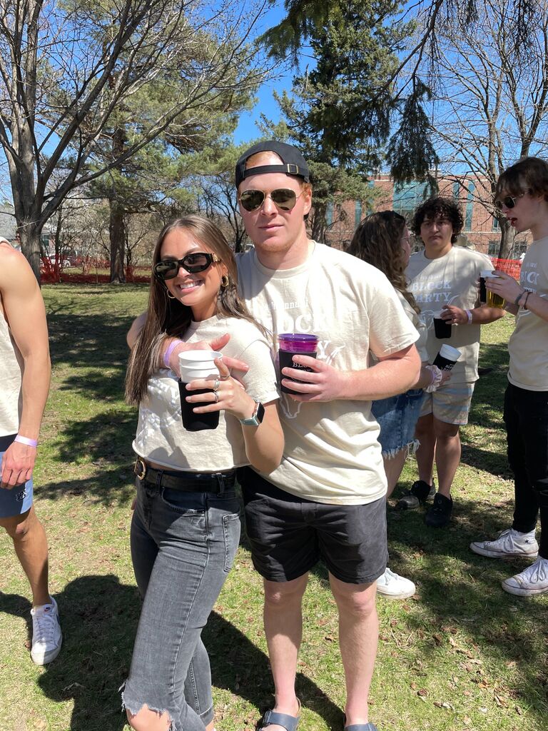 One last block party before Lydia graduated!