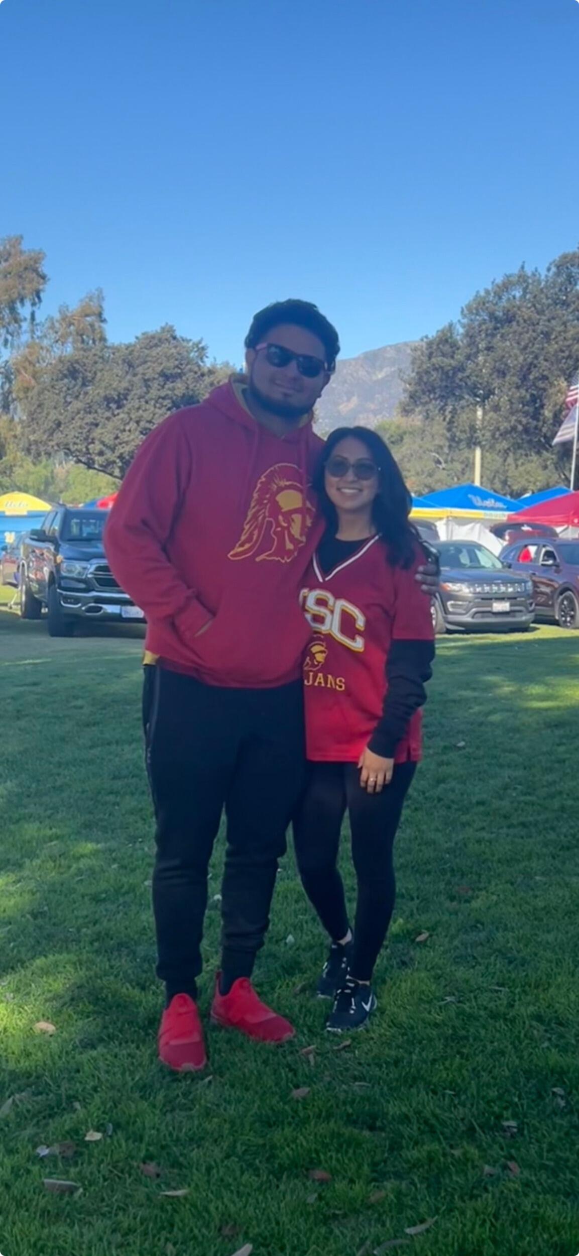 USC vs UCLA Football Game. GO TROJANS!