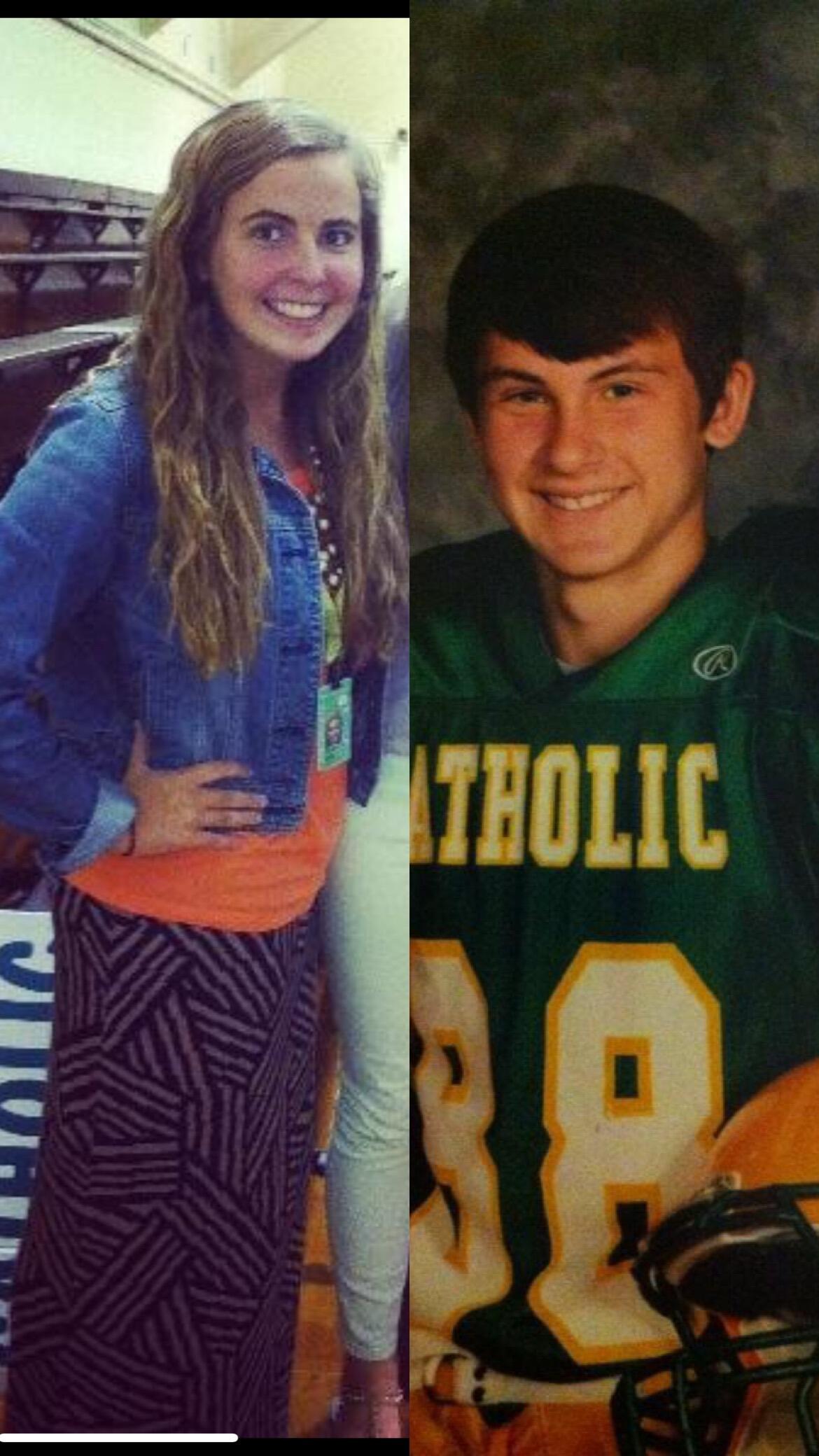 Devin and Maddy met for the first time during their first class on the first day of freshmen year at Pensacola Catholic High School.
