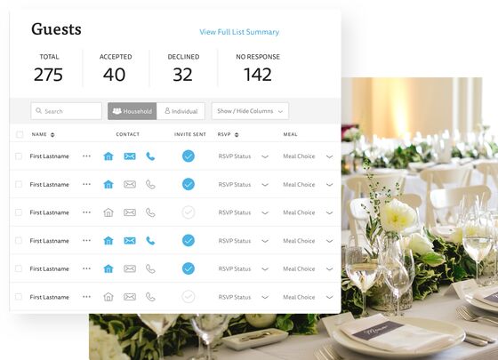 Wedding Guest List Flow Chart