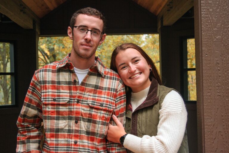 When everyone thought we were getting engaged. Just a fun fall photoshoot :)