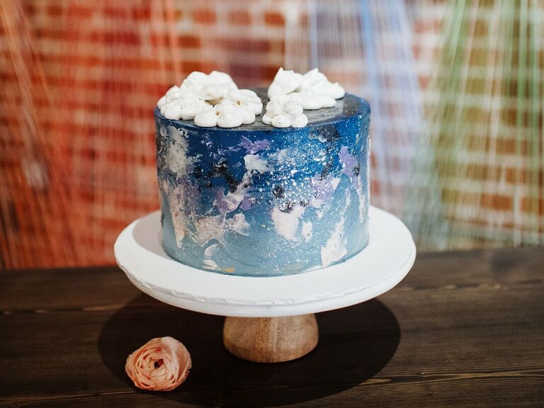 Celestial wedding cake idea. 
