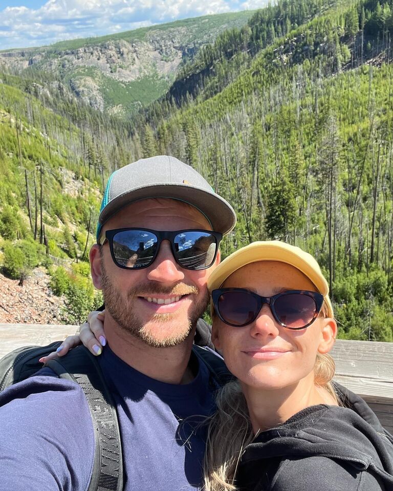 One year of dating! They realized how much they have in common.. their love of adventure, hiking, camping and exploring.