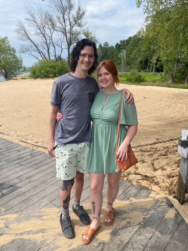 Up north for Emily + Donovan's wedding (Bernie's cousins).
