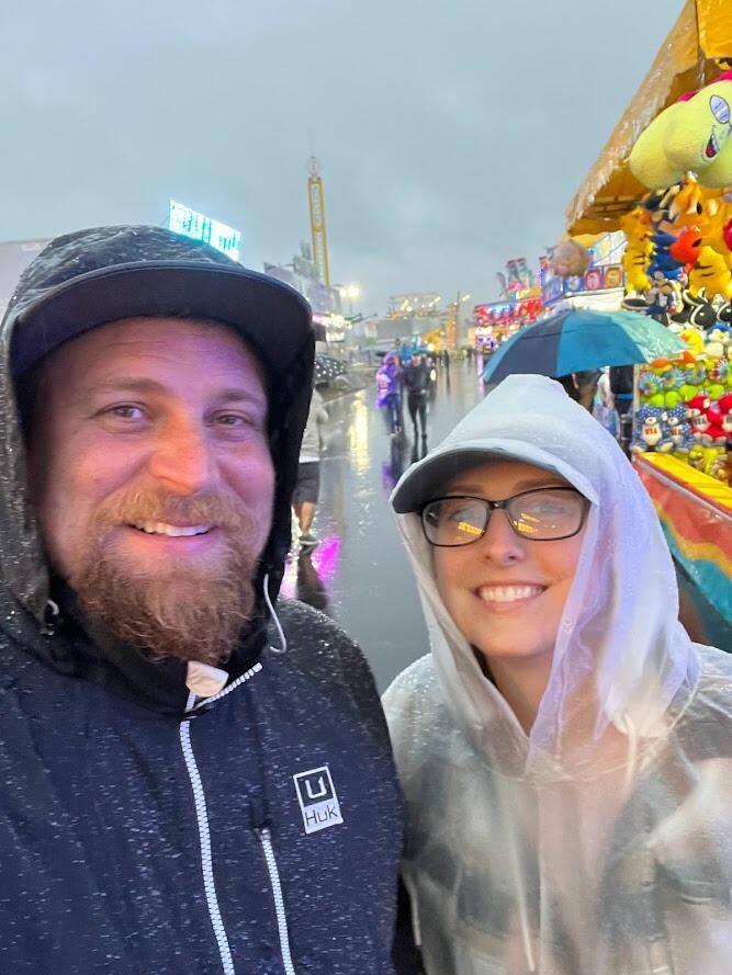 Capri's first Florida State Fair visit... it poured!