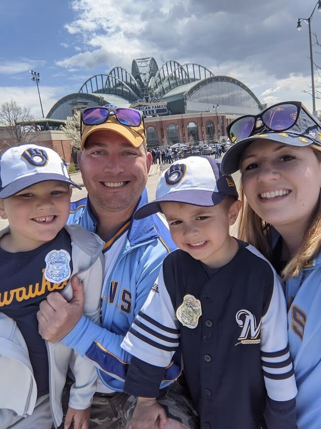 Our first Brewer game together!