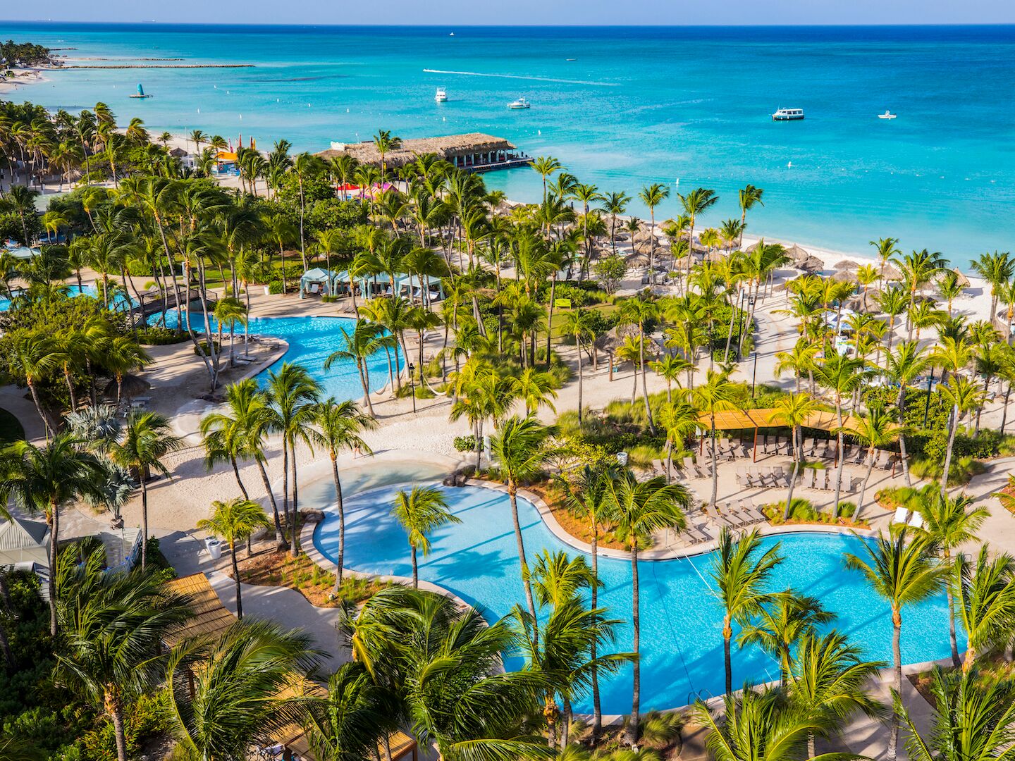 Hilton Aruba Caribbean Resort & Casino birds eye view