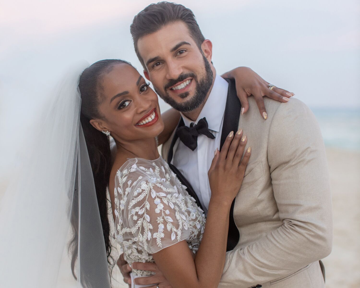 Rachel Lindsay and Bryan Abasolo wedding photo