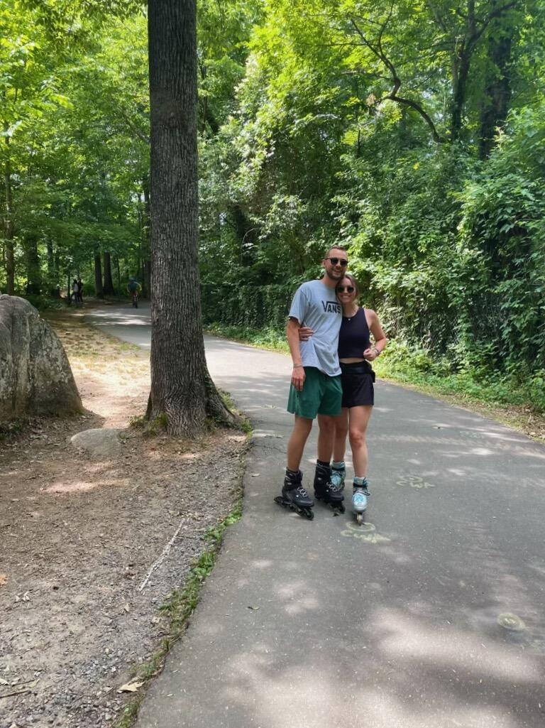 The summer we spent roller blading in Charlotte