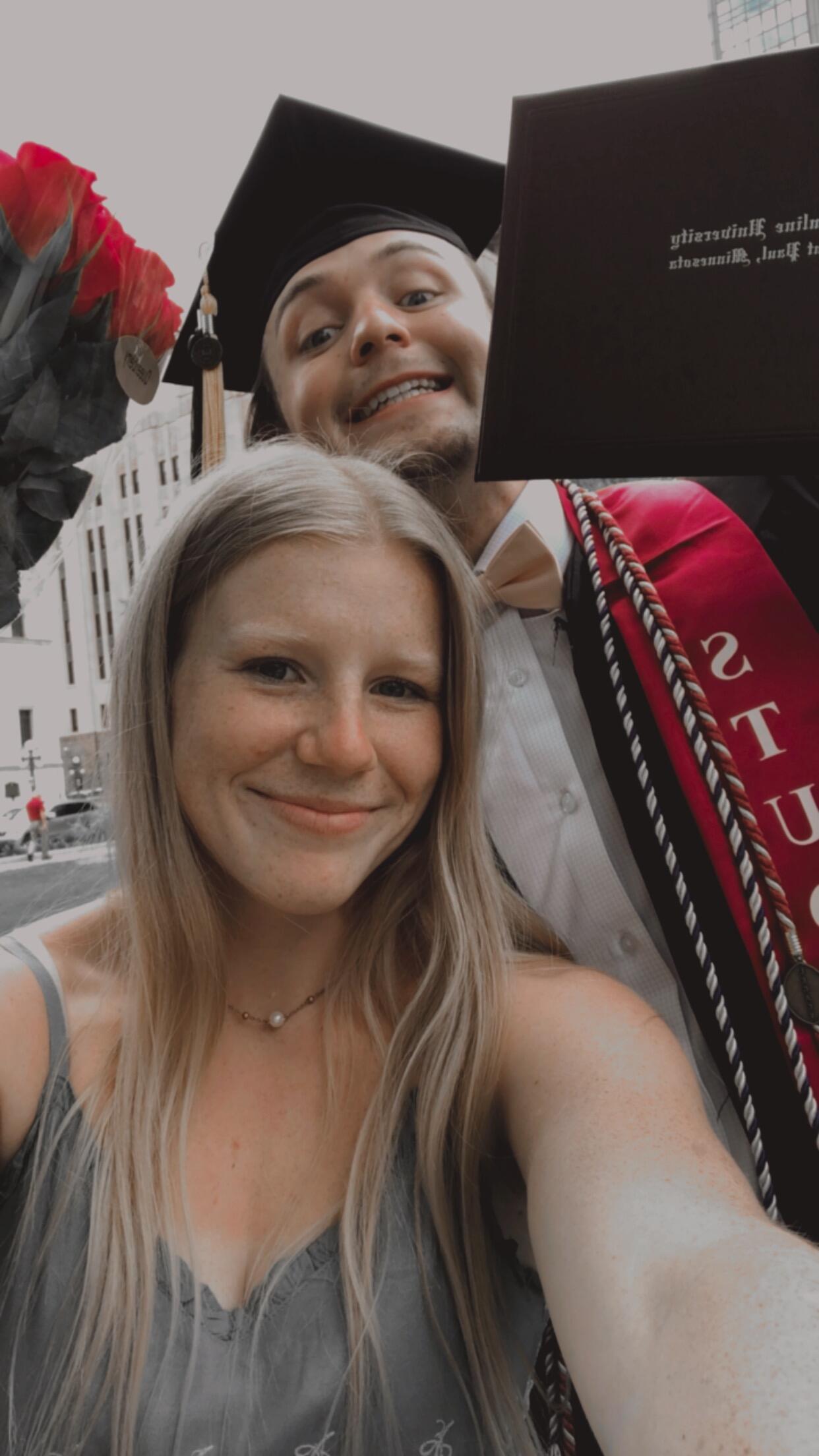 Teague graduates from Hamline with a double degree in both Elementary Education & Psychology.