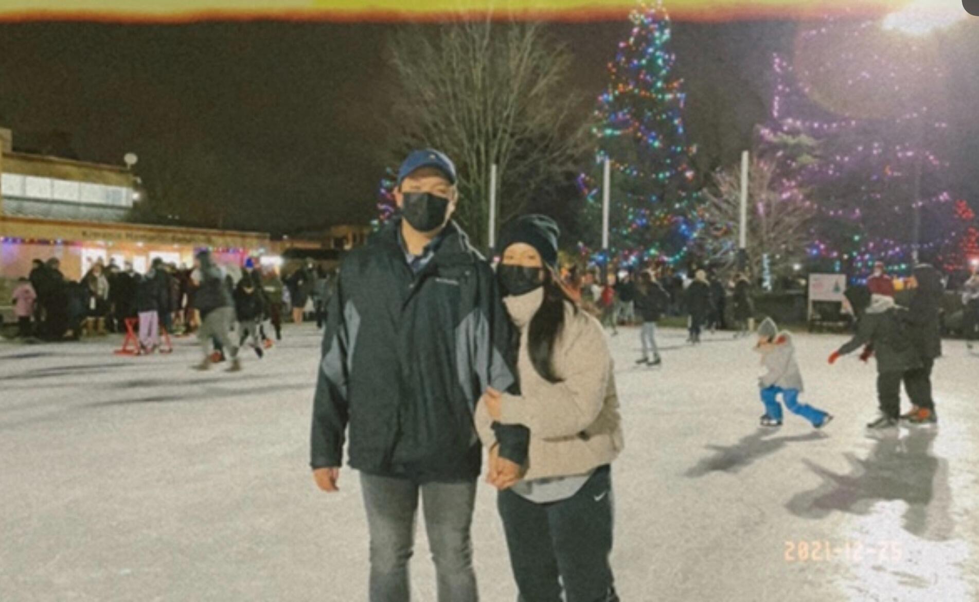 Our first Christmas and first monthsary 