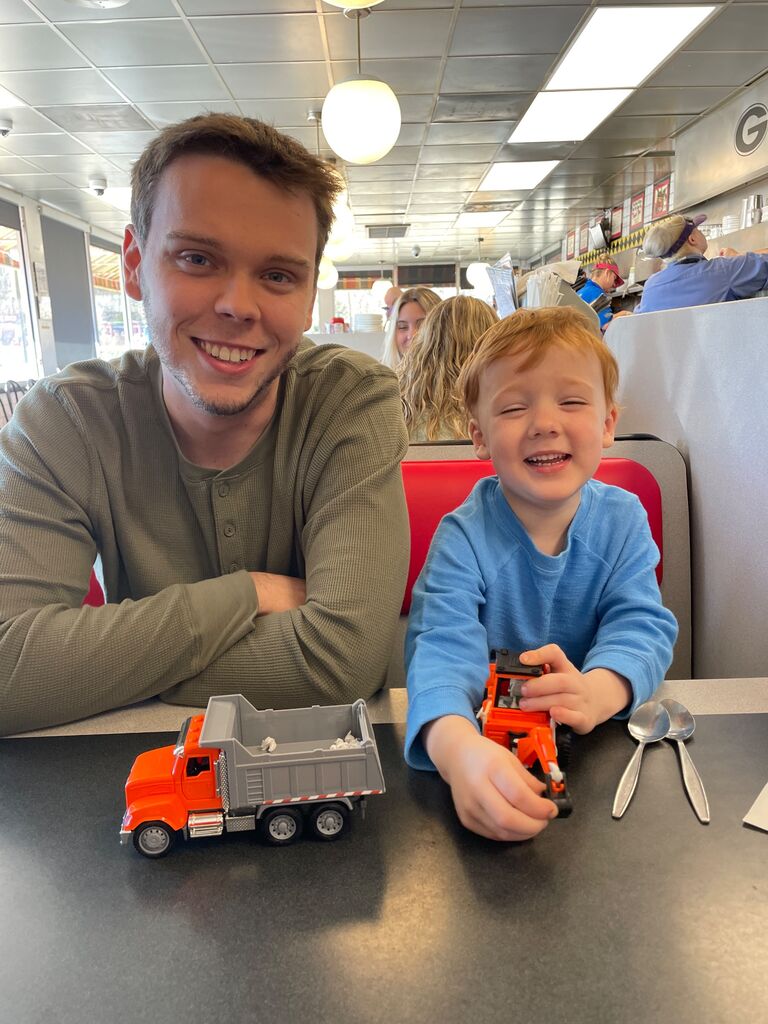Waffle House date with Camden Henry - One of Dylan and Abby's favorite things to do together is to hang out with the little people that are so special to us. Camden, and his little brother Bryson, are also going to be in our wedding, and we are so excited! 