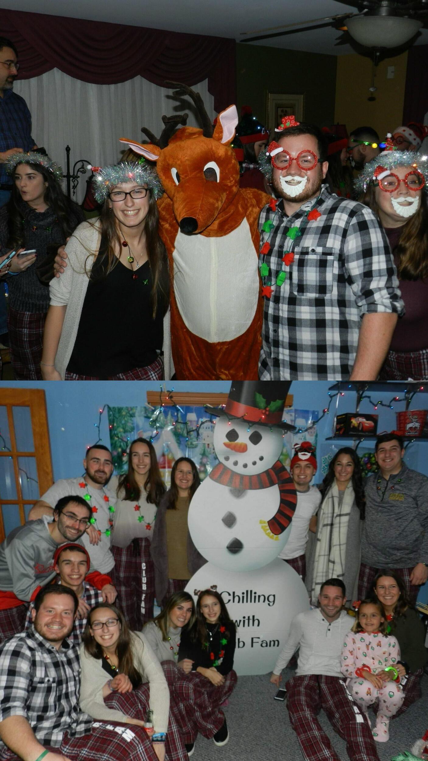 Kevin's first club fam thanksgiving 