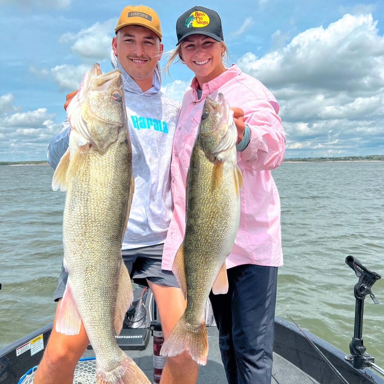 Catching walleye at Lake McConaughy!