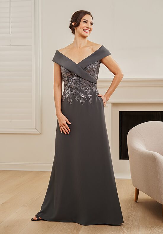 Dark gray mother store of the bride dresses