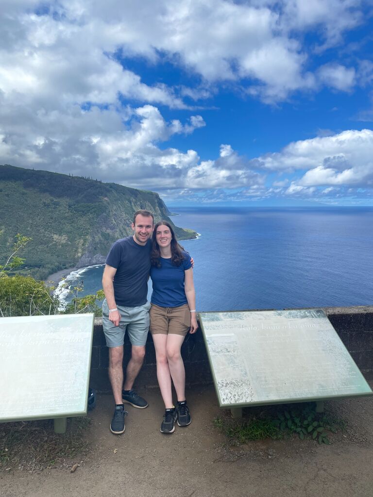 As the world opened up, Tim and Allison enjoyed traveling to Hawaii again in early 2022.

Here's a photo from their trip to the Big Island!