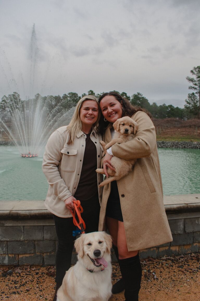 Our family of four is ready to see what the future holds and excited to celebrate our big day with our friends and loved ones. 
