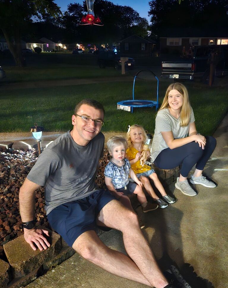 Spending more time with Alex’s niece & nephew now that we were back in St. Louis!