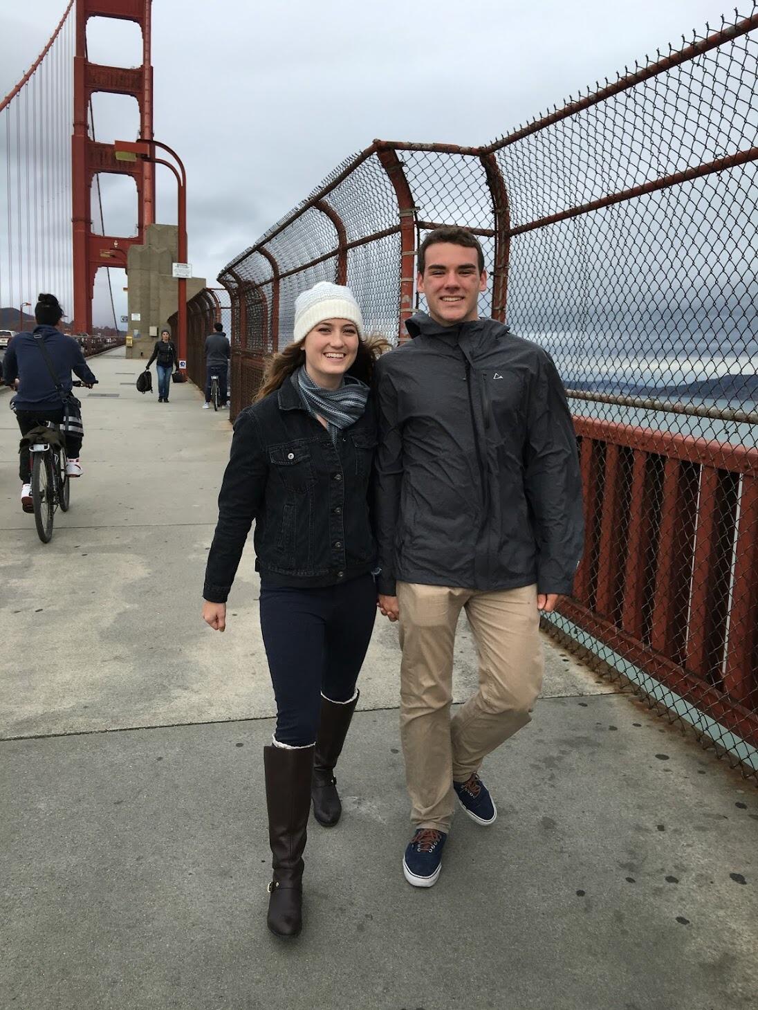 Falling in love on the Golden Gate Bridge