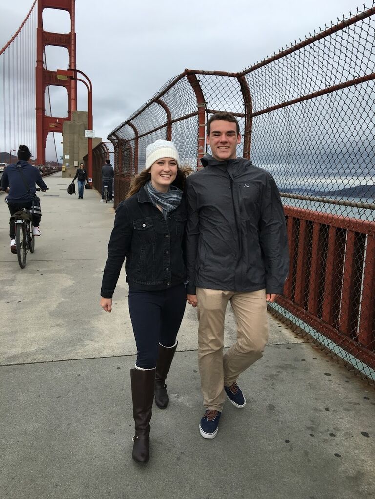 Falling in love on the Golden Gate Bridge