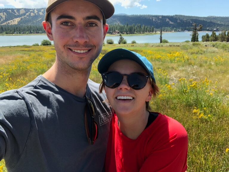 Just a month after our first date, we discovered our mutual love for camping and set out for Big Bear. This would be the start of many trips and vacations together!