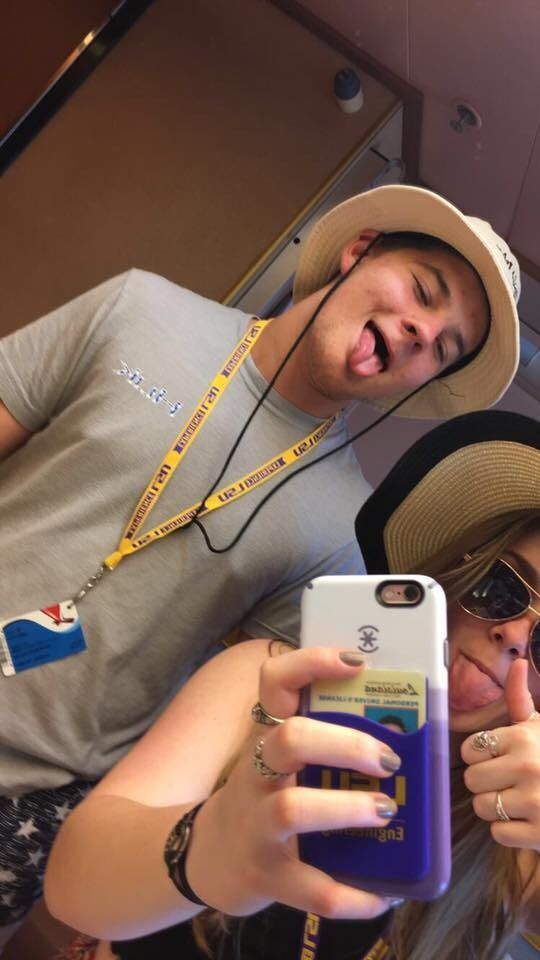 They went on their first vacation together.