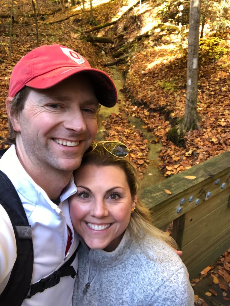 Hiking in Mohican State Park on Halloween! Not how Jen usually spends her favorite holiday, but it was COVID times and we made the best of it. This would become a very memorable day for us, and Halloween has beeen a special day for us ever since!
