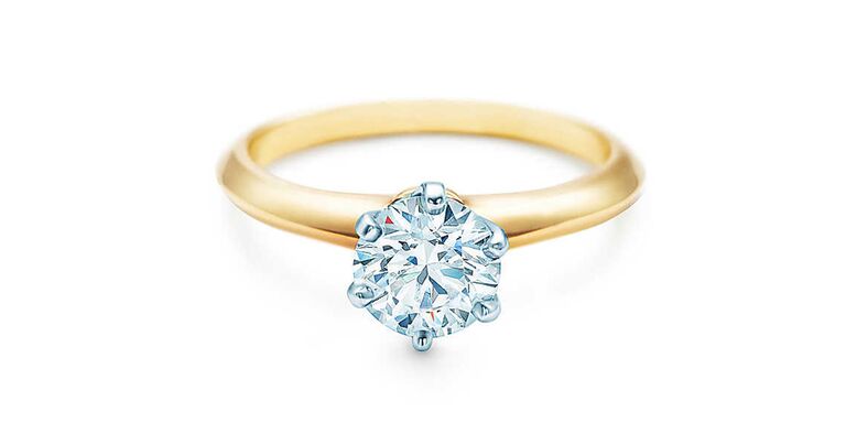 tiffany white gold diamond ring