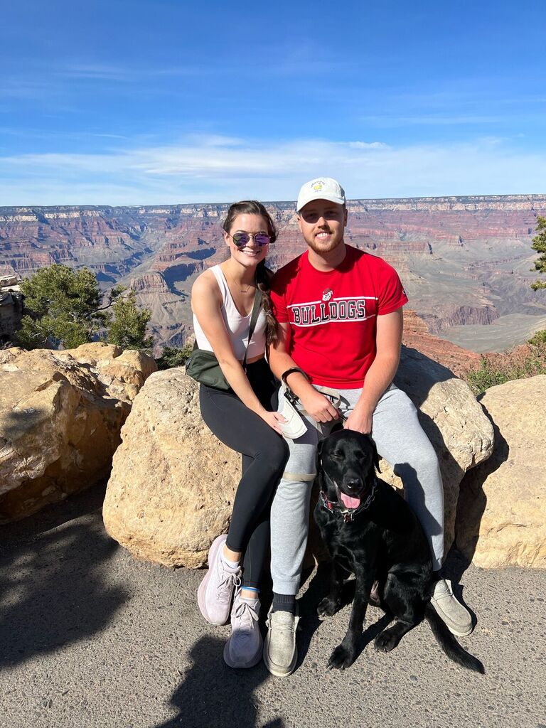 Grand Canyon stop in the middle of our road trip from Atlanta to Los Angeles! 