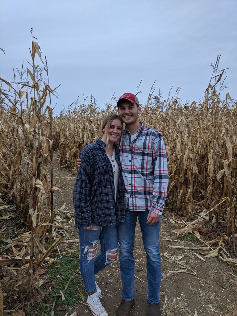 Nicholas and Maddie started dating after reconnecting in college.