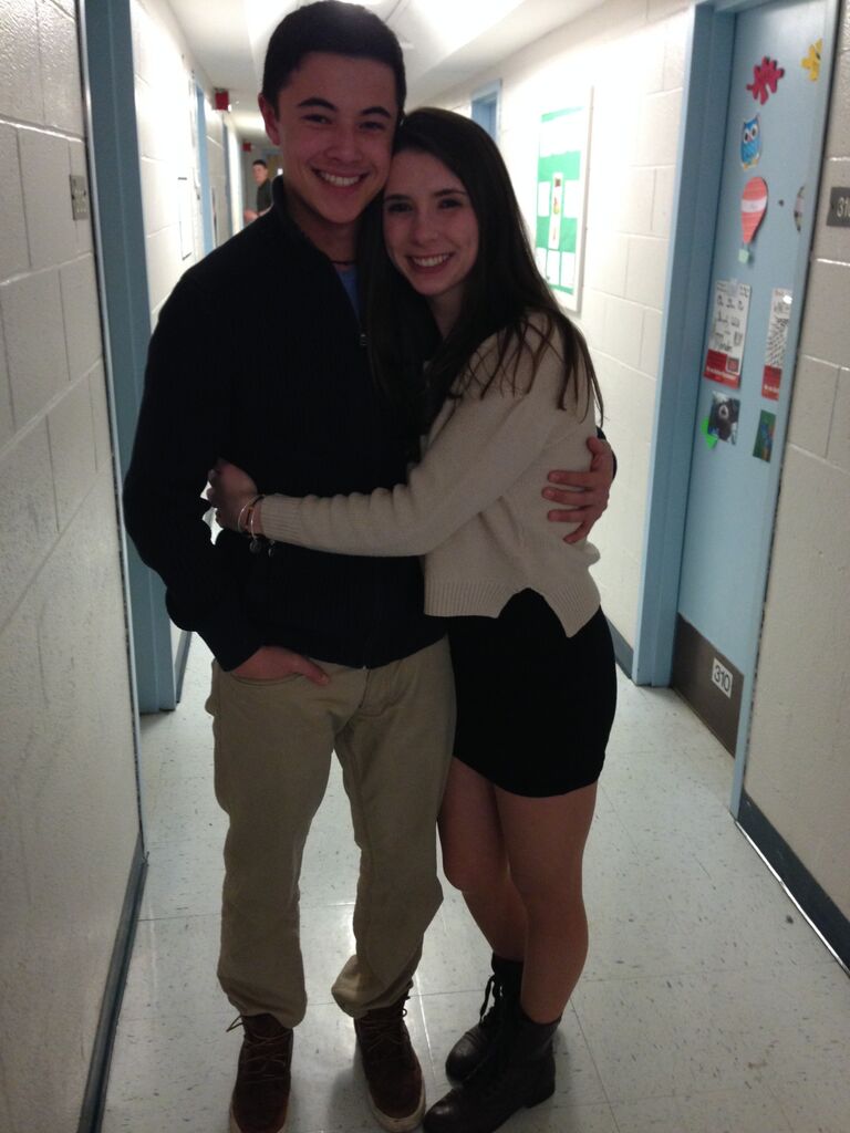 Freshman year at Siena College, the year we first met
