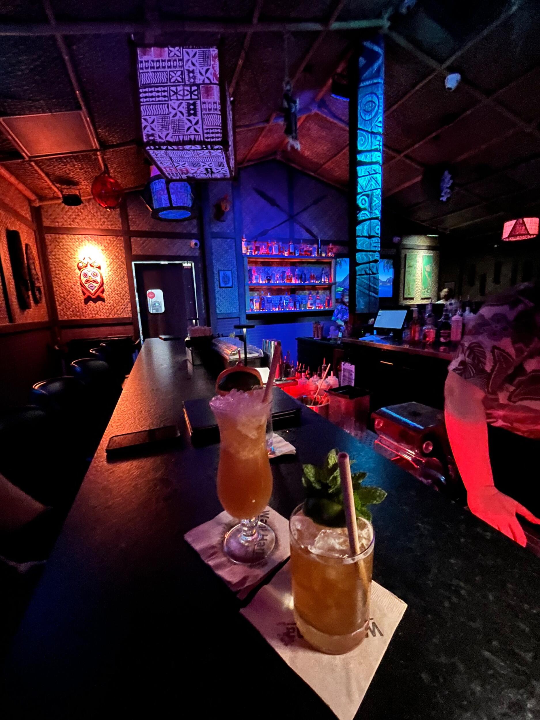 We met at Wahi Hana tiki bar. 